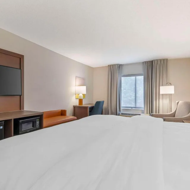 غرفة بسرير كينج بحوض استحمام لذوي الإعاقة، Comfort Inn & Suites Chestertown MD 1/6
