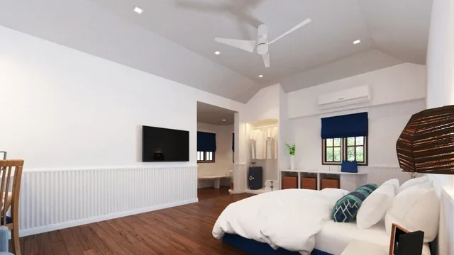 بنغل عائلي ثلاثي بسرير كينج بحمام خاص مع أريكة، Lub d Koh Tao Tanote Bay 8/10