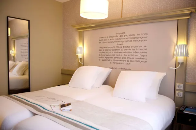 غرفة كومفورت بسريرين منفصلين، Hotel Litteraire Gustave Flaubert, BW Signature Collection 10/13