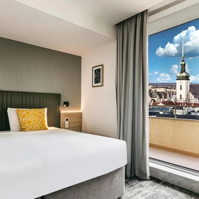 جناح جونيور بسرير مزدوج أو سريرين منفصلين، Hotel International Brno 1/6