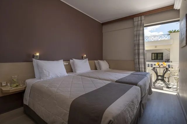 Room, Twin Beds, with Extra Bed, Acropolis View, Balcony، Acropolis View 3/5