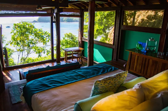 Bungalow, Queen Bed, Ocean View, Sofa, Plunge Pool، Hacienda Ecolodge Morgan S Rock 2/6