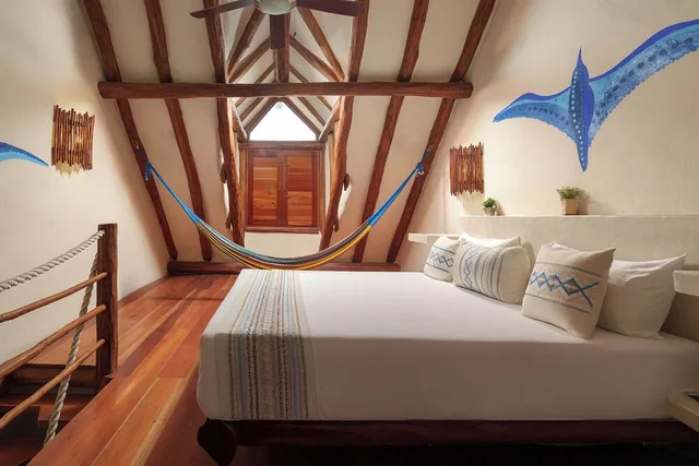 دوبلكس بريميوم بسرير كينج وسرير كوين بشرفة، Hotel El Pueblito 2/7