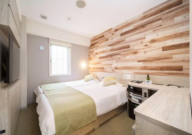 غرفة بسريرين منفصلين، Super Hotel Sendai Hirosedori 1/1