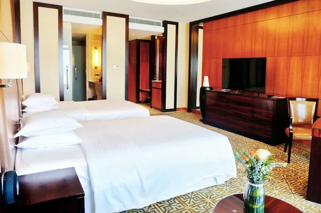 غرفة كلوب بسريرين منفصلين بإطلالة على المدينة، Sheraton Jinan Hotel 4/8