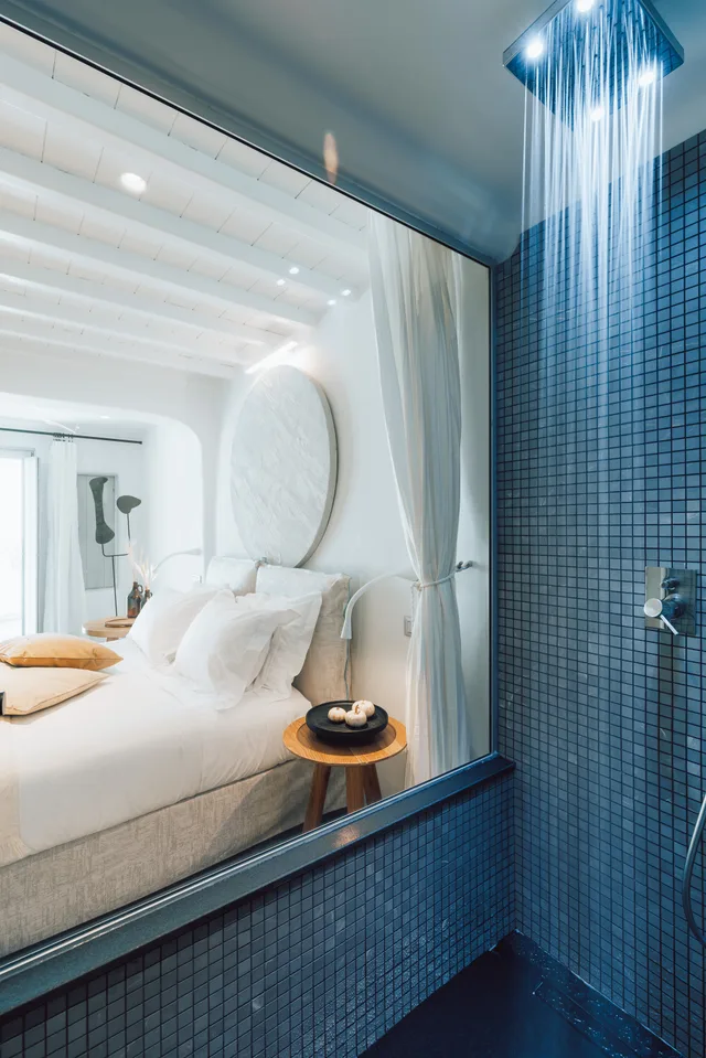 غرفة ديلوكس بشرفة بجاكوزي، Mykonos Ammos Hotel 5/5