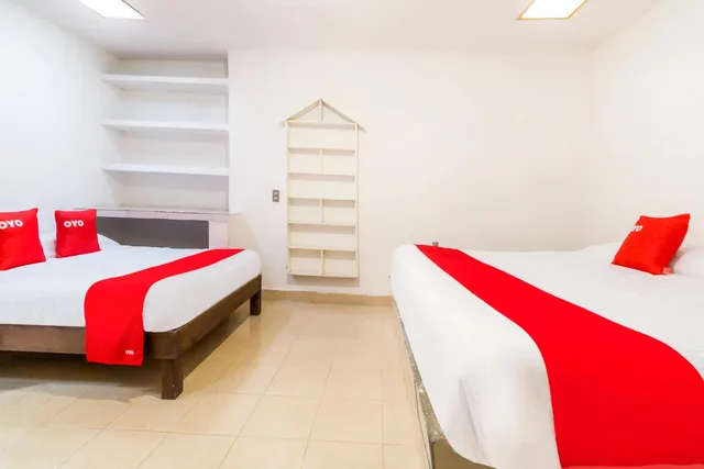 غرفة سوبيريور بسريرين، OYO Hotel Las Nubes,Mercado de Dulces y Artesanias Ambar 5/10