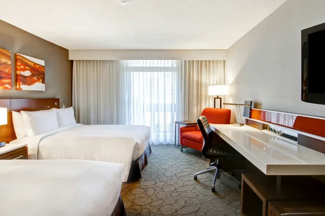 غرفة بسريرين مزدوجين لذوي الإعاقة، Hilton Mississauga Meadowvale 1/3