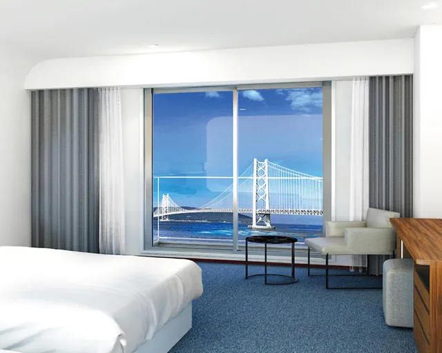 Semi Room, Twin Beds, Sea View, Annex، Seaside Hotel Maiko Villa Kobe 2/4