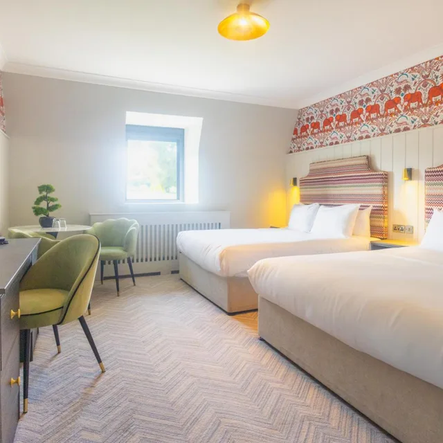 غرفة بسريرين مزدوجين، Bloomfield House Hotel Mullingar 1/2