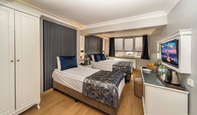 غرفة قياسية بسريرين منفصلين، Hotel Beyazit Palace 1/10