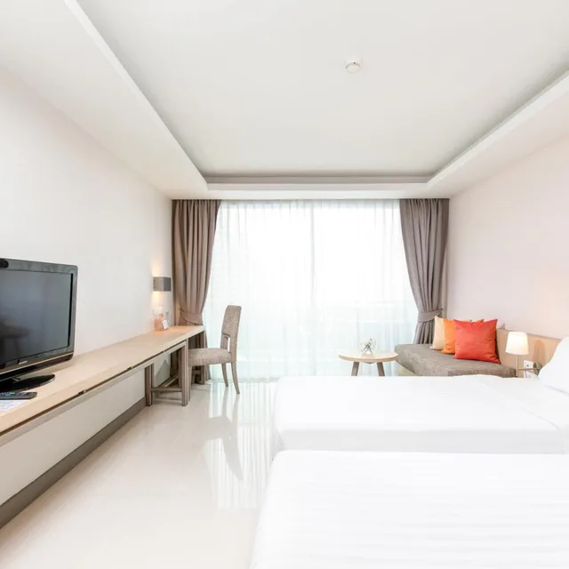 غرفة ديلوكس بسرير مزدوج أو سريرين منفصلين، Prima Hotel Pattaya 2/10