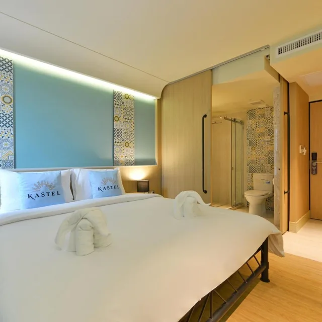 غرفة سوبيريور بسرير مزدوج، Kastel Bangkok Hotel 2/5