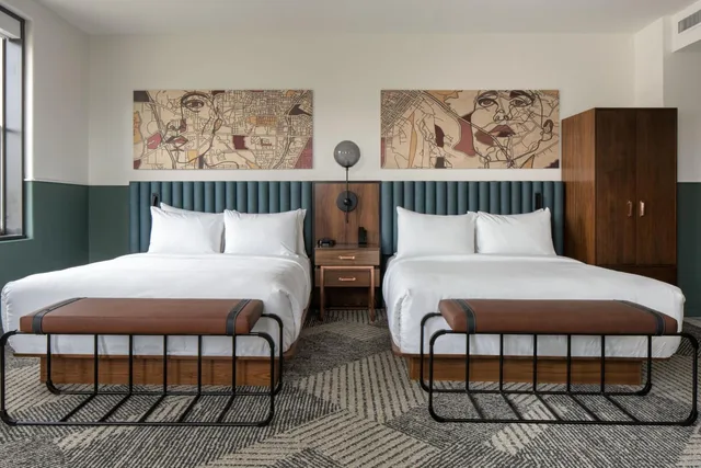 غرفة بسرير كوين لذوي الإعاقة، Hotel Forty Five, Macon, a Tribute Portfolio Hotel 3/10
