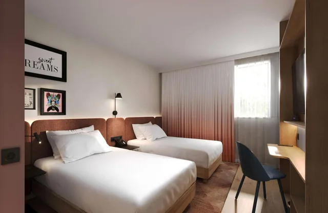 غرفة بسرير فردي، Hampton by Hilton Paris Charles de Gaulle Airport 2/10