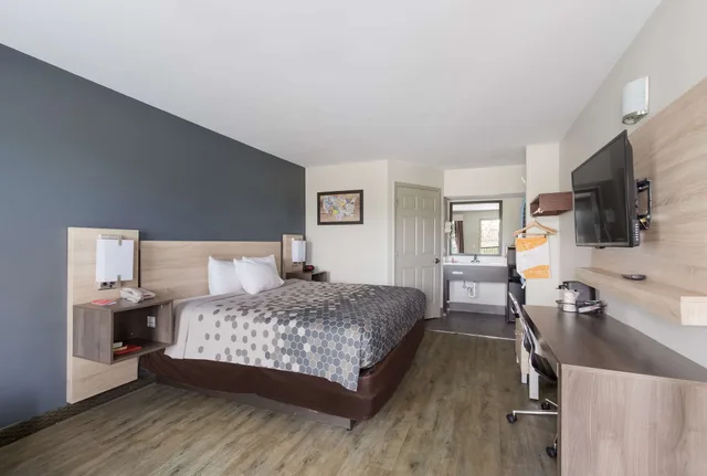 Standard, King Bed, Econo Lodge Greenville near University 1/2