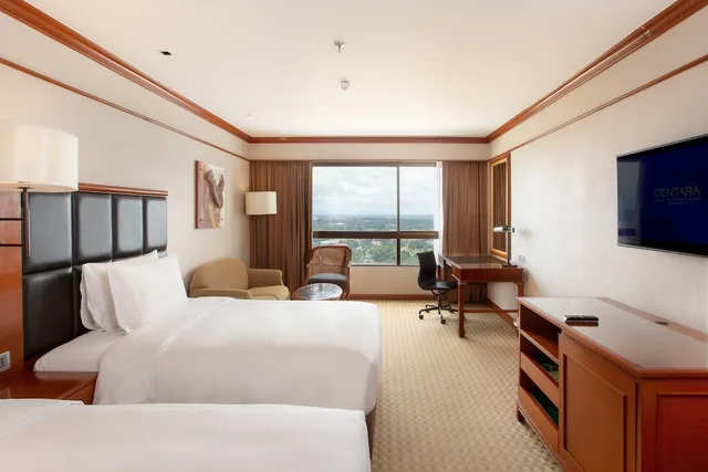 غرفة بريميوم ديلوكس بسريرين مزدوجين، Centara Riverside Hotel Chiang Mai 1/2