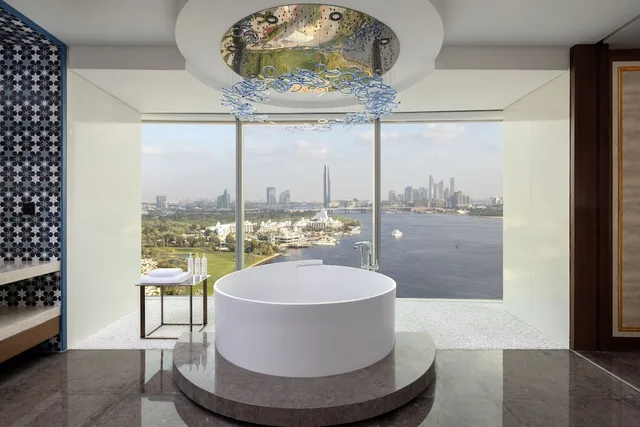 غرفة رئاسية بسرير كينج بغرفة نوم واحدة، Marriott Marquis Dubai Creek 4/5