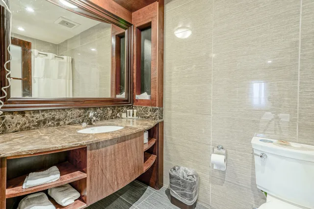 جناح بريميوم بسرير كينج بحوض جاكوزي، Woodbine Hotel and Suites 3/5