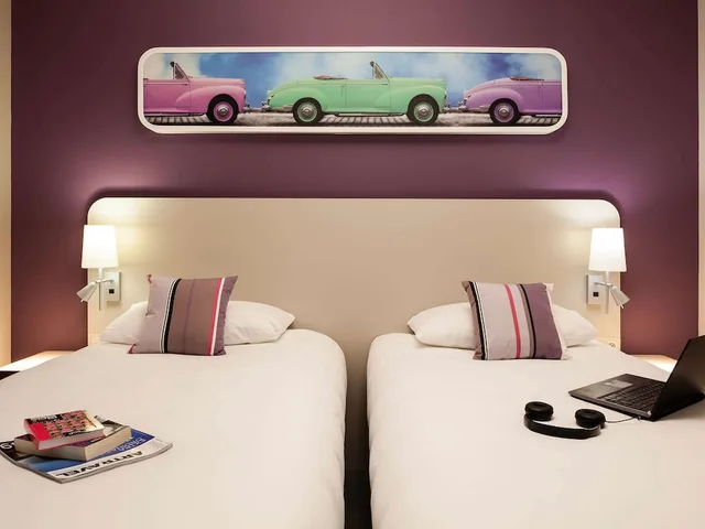 غرفة قياسية بسريرين منفصلين، Ibis Styles Montbeliard Centre Velotte 4/7