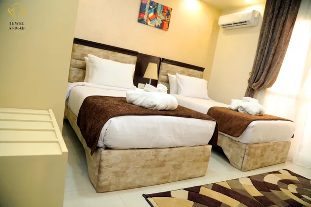 غرفة ديلوكس بسرير مزدوج، Jewel Dokki Hotel 6/6