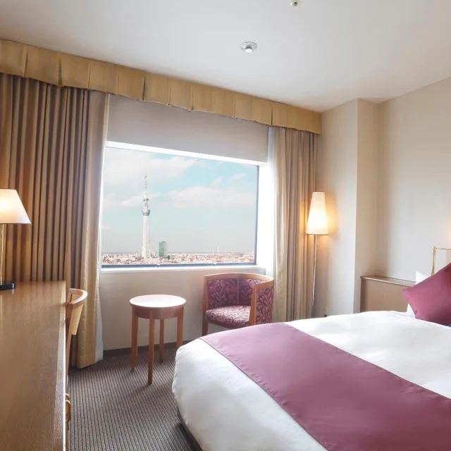 Sky, Tree, Premium, Double Bed, with View، Daiichi Hotel Ryogoku 3/5