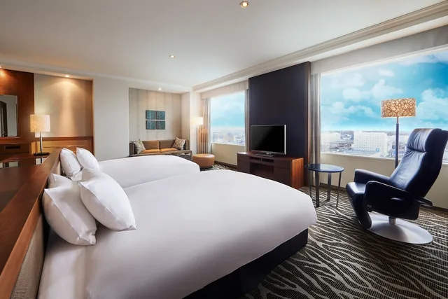 جناح جونيور بسريرين مزدوجين في طابق مرتفع، Ana Crowne Plaza Chitose 1/3
