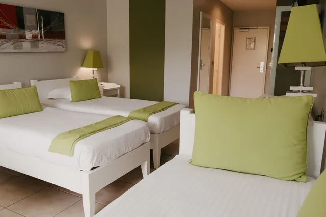غرفة كومفورت ثلاثية بثلاثة أسرّة بإطلالة على الحديقة، La Pagerie Tropical Garden Hotel 3/7