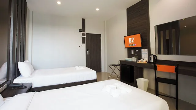 غرفة ديلوكس بسريرين منفصلين، B2 Buriram Boutique & Budget Hotel 1/4