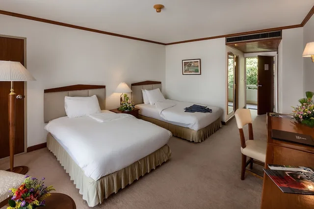 غرفة ديلوكس بسريرين منفصلين، The Royal Chiang Mai Golf Resort 2/5