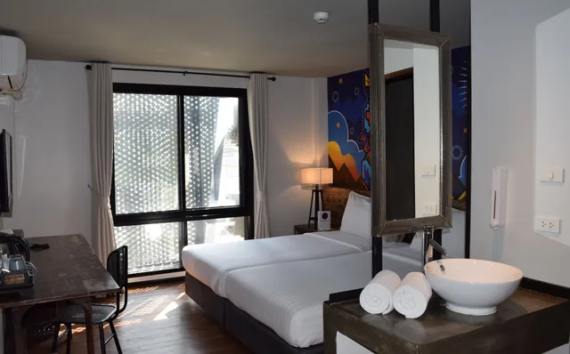 غرفة ديلوكس بسرير مزدوج، Cacha Hotel 4/4