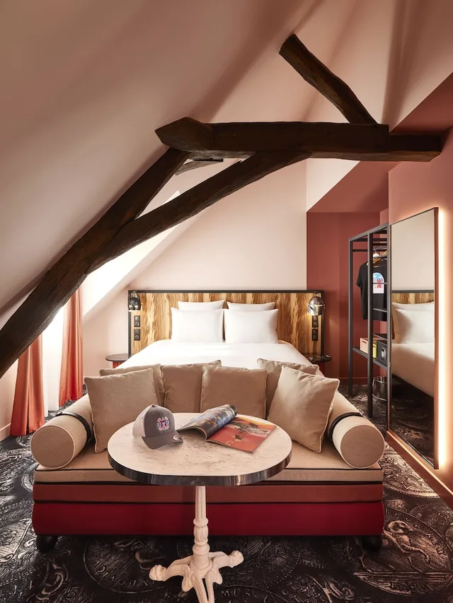 غرفة كبيرة بسرير كوين، Mama Shelter Rennes 5/10