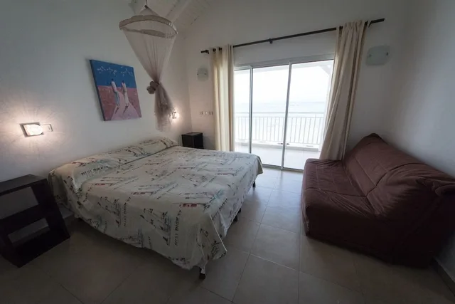 شقة بسريرين كوين بغرفتي نوم مع أريكة، Coco Beach Marie Galante 1/3