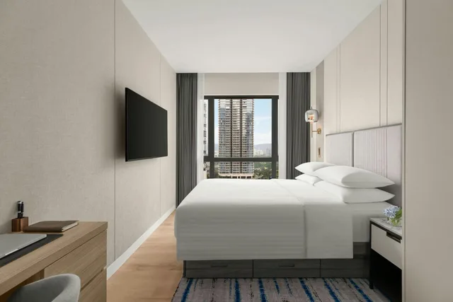 شقة بسرير كينج وسرير كوين بغرفتي نوم، Marriott Executive Apartments Kuala Lumpur 2/10