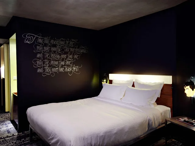 غرفة بسرير مزدوج لذوي الإعاقة، Mama Shelter Paris East 1/6