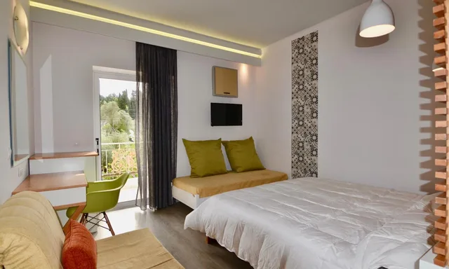 غرفة بسرير مزدوج أو سريرين منفصلين بإطلالة على الحديقة، Paloma Blanca Hotel 2/10