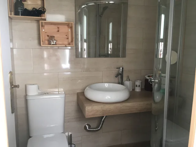 شاليه بسرير كوين وسرير فردي بغرفتي نوم بمطبخ صغير، La Casita De Las Palmas 4/4