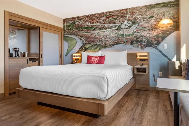 غرفة بسرير كينج، Cambria Hotel Washington D.C. Navy Yard Riverfront 3/4