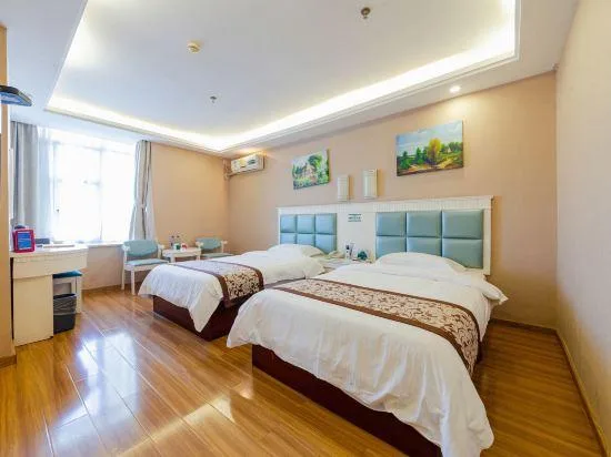 غرفة سوبيريور بسريرين، GREENTREE INN HUIZHOU CHENJIANG INTERCITY RAIL STATION HOTEL 1/2