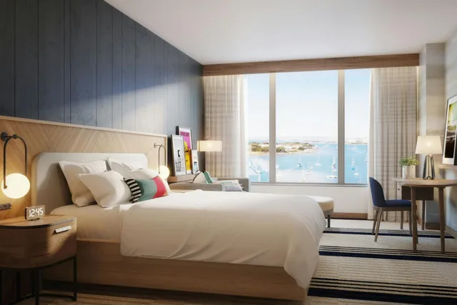 Room, King Bed, Marina View, Sofa, Corner, Gaylord Pacific Resort & Convention Center 5/10