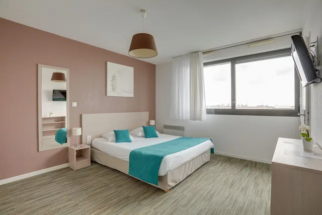 استوديو سوبيريور بسرير كوين بإطلالة على البحر، All Suites Appart Hotel Dunkerque 2/10