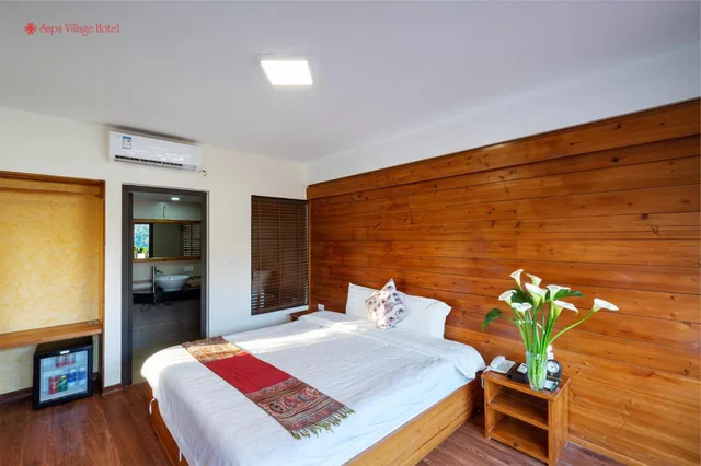 غرفة سوبيريور بسرير مزدوج بشرفة، Sapa Village Hotel 5/9