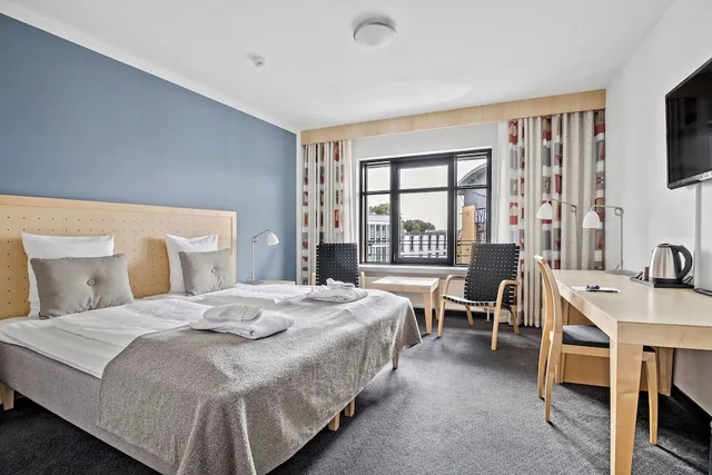 غرفة ديلوكس بسرير مزدوج، Hotel Svendborg 1/5