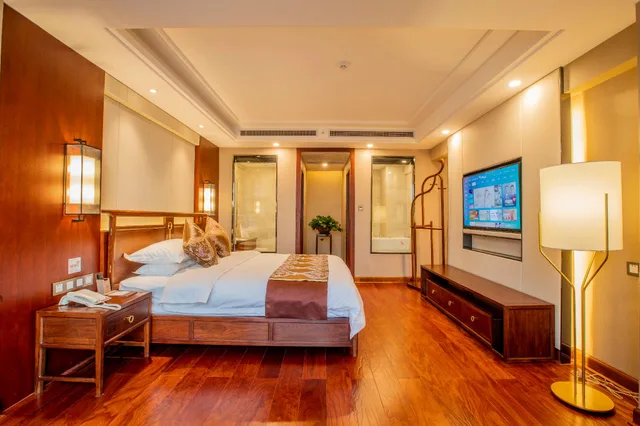 جناح بسرير كينج بإطلالة، GreenTree Eastern Linyi Linshu Aegean Hotel 1/1