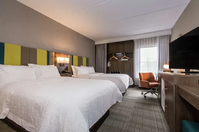 غرفة بسريرين مزدوجين، Hampton Inn Brevard 1/2