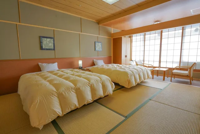 غرفة بسريرين منفصلين، YUMOTO KANKO HOTEL SAIKYO 4/6