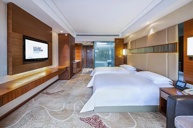 غرفة كلوب بسريرين منفصلين، Galaxy Minyoun Chengdu Hotel 1/2