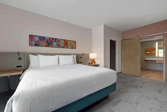جناح بسرير كينج مع أريكة، Hilton Garden Inn Manassas 1/2