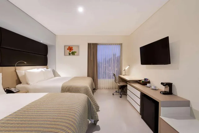 غرفة بسريرين مزدوجين، Wyndham Garden Barranquilla 3/5