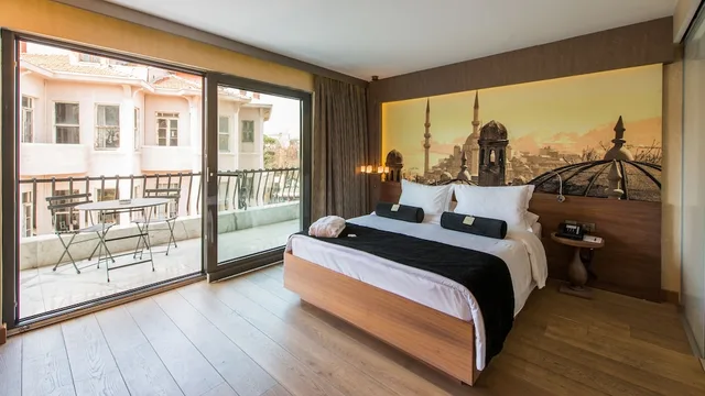 غرفة غراند ديلوكس بسرير كوين، Hotel St. Sophia Istanbul 1/7